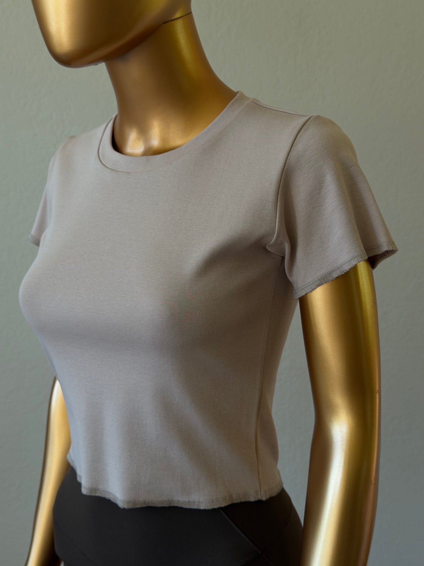 🌸Women's T-Shirt in Cotton Rib Knit