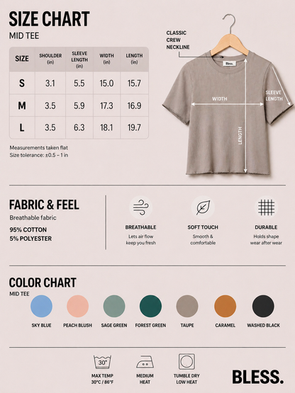 🌼Women's T-Shirt in Premium Stretch
Rib Knit