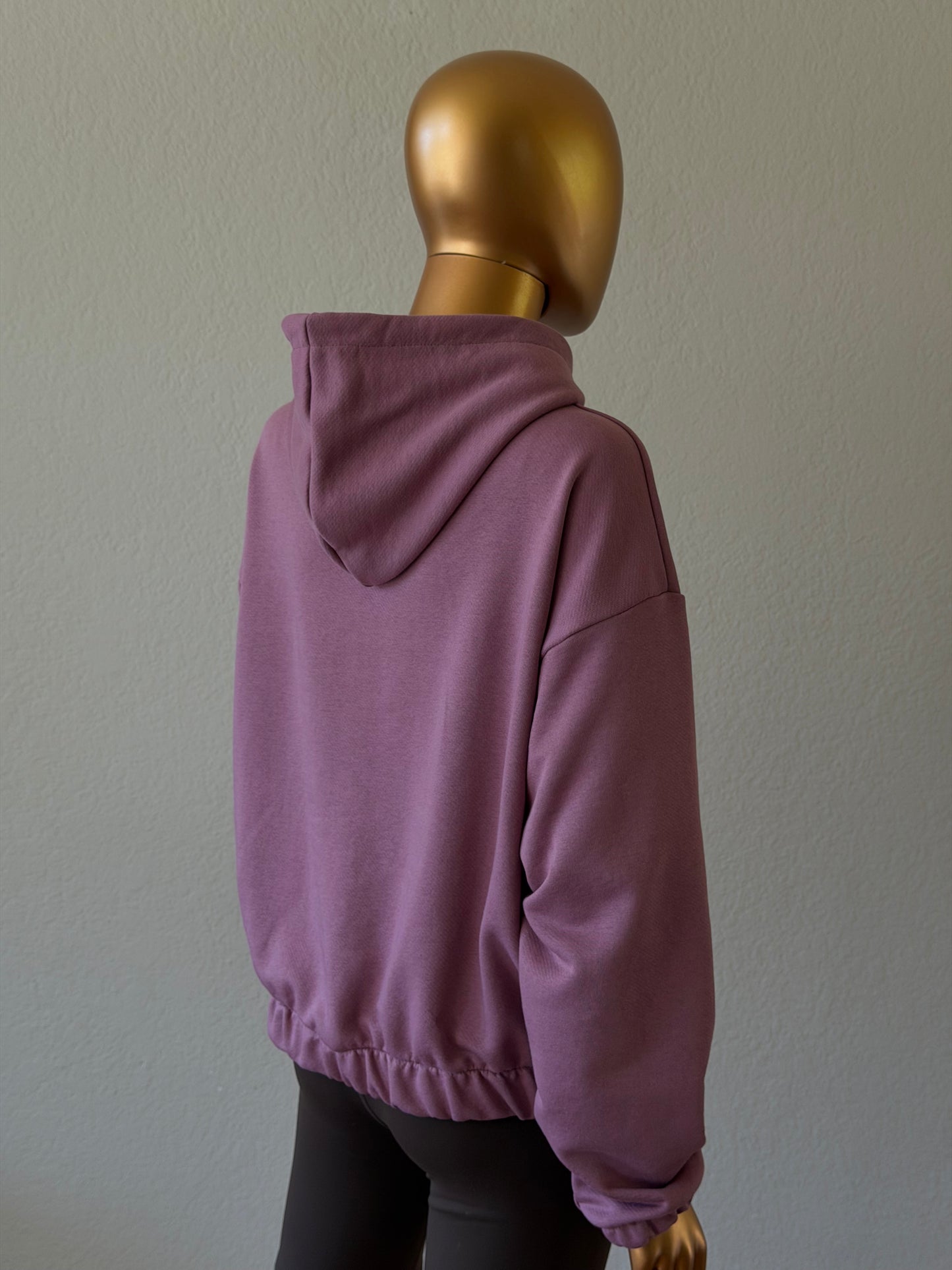 💜Women's Hoodie - Elastic Hem (One Size)