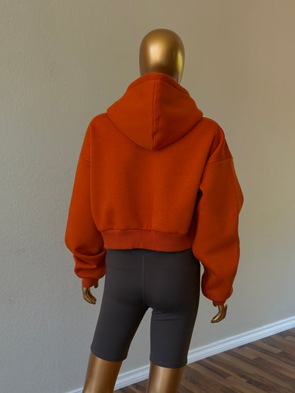 🧡Cropped Hoodie - Soft Fleece
Interior