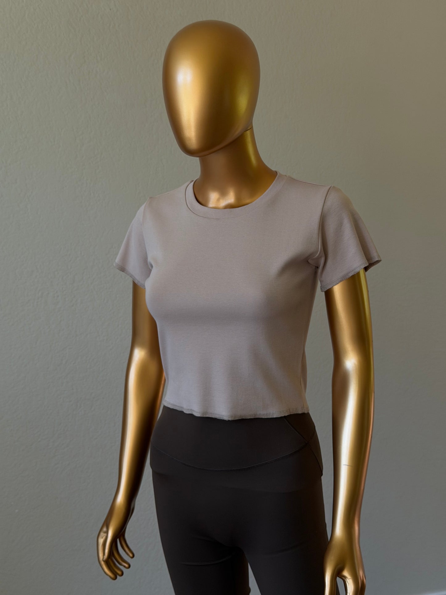 🌸Women's T-Shirt in Cotton Rib Knit