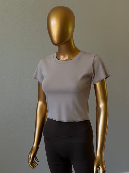 🌸Women's T-Shirt in Cotton Rib Knit