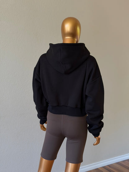 🖤Cropped Hoodie - Soft Fleece
Interior