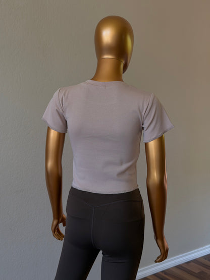 🌸Women's T-Shirt in Cotton Rib Knit
