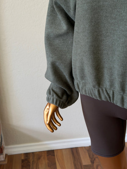 💚 Women's Hoodie - Elastic
Hem-Khaki (One Size)