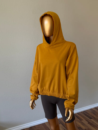 🧡Women's Hoodie - Elastic Hem
(One Size)