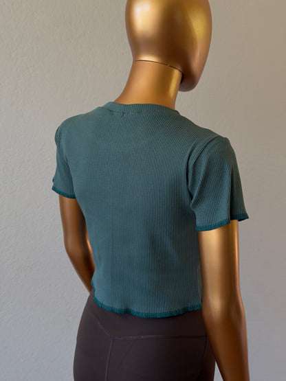 🌼Women's T-Shirt in Premium Stretch
Rib Knit