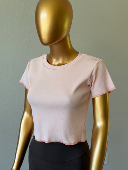 🌼Women's T-Shirt in Premium Stretch
Rib Knit
