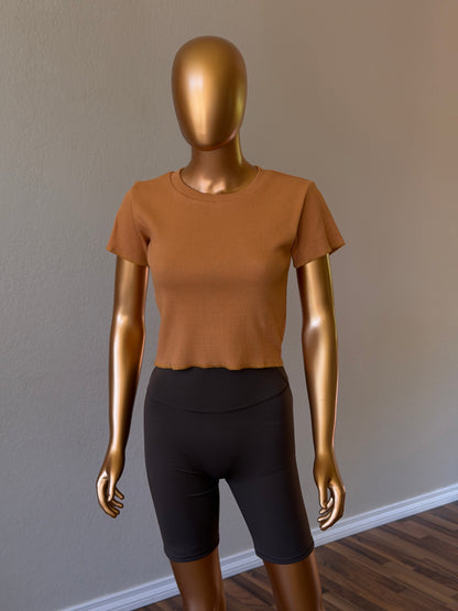 🌼Women's T-Shirt in Premium Stretch
Rib Knit