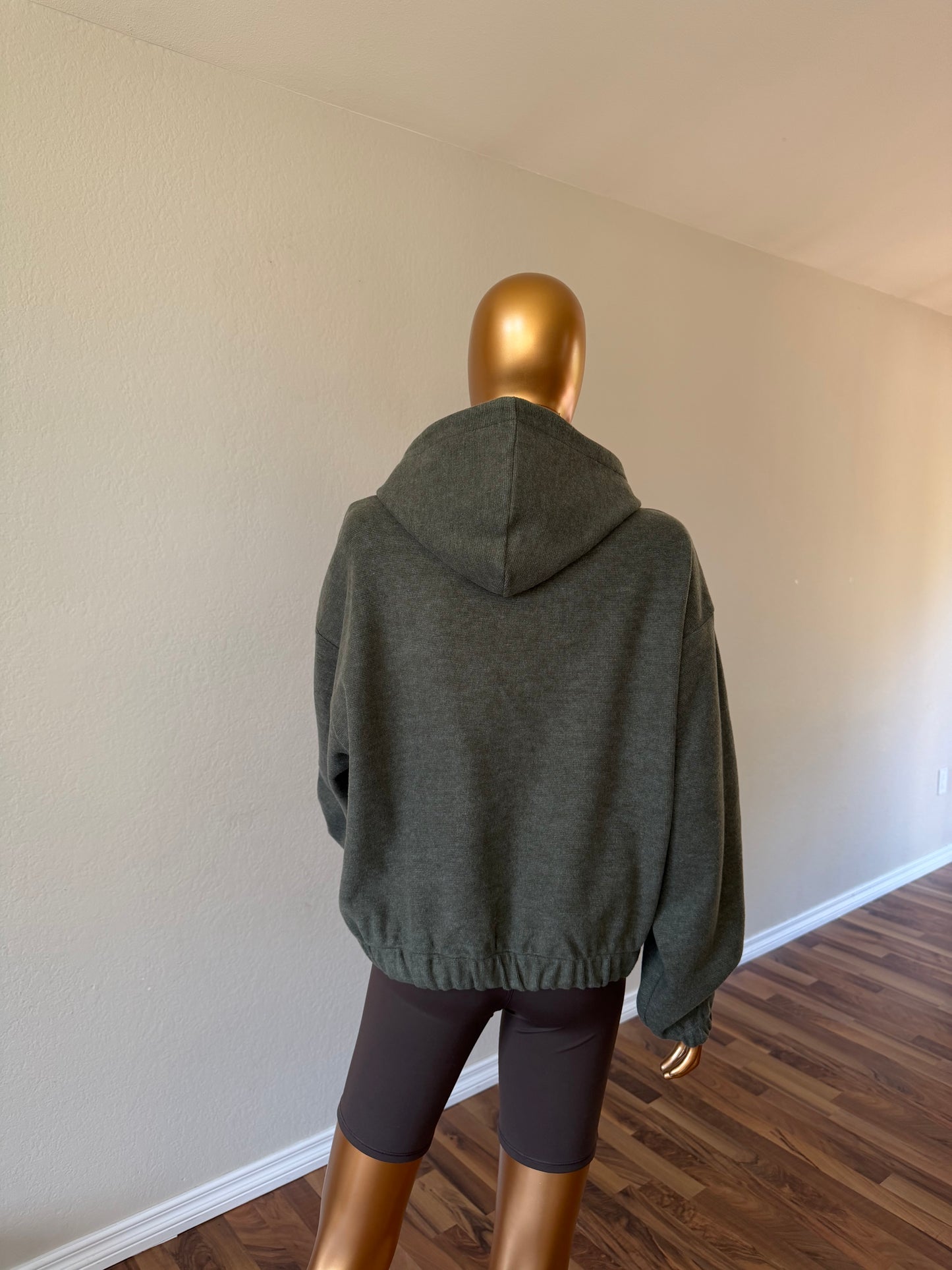 💚 Women's Hoodie - Elastic
Hem-Khaki (One Size)