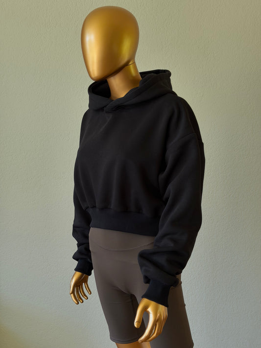 🖤Cropped Hoodie - Soft Fleece
Interior