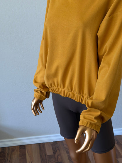 🧡Women's Hoodie - Elastic Hem
(One Size)