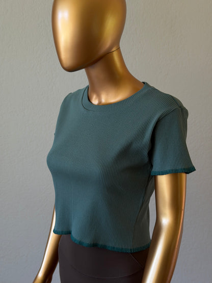 🌼Women's T-Shirt in Premium Stretch
Rib Knit