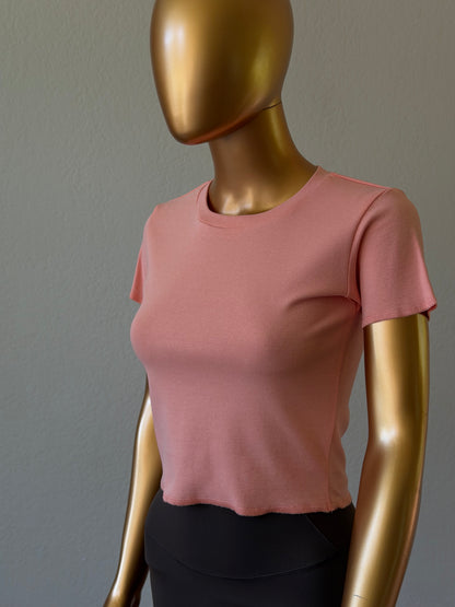 🌸Women's T-Shirt in Cotton Rib Knit
