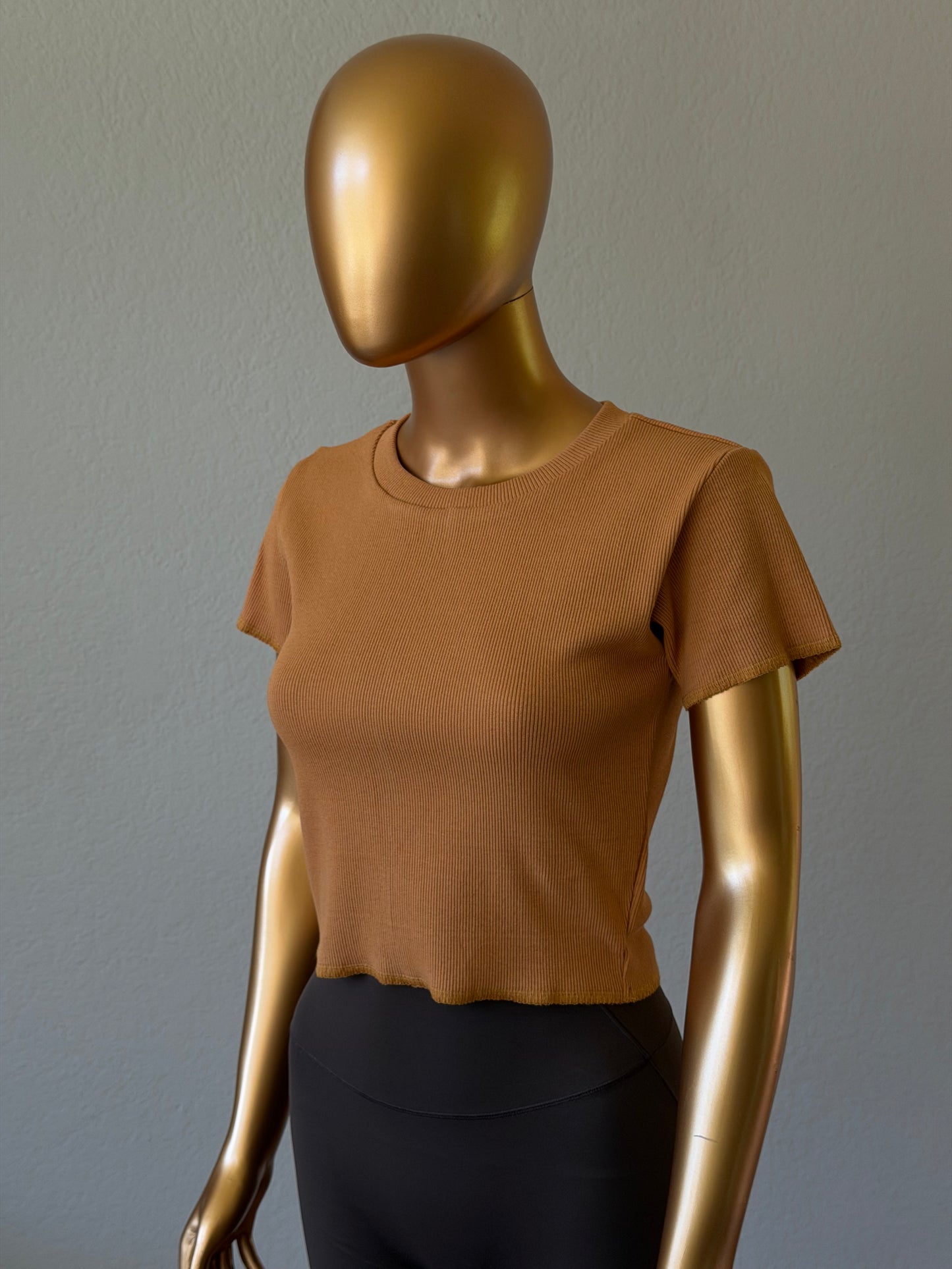 🌸Women's T-Shirt in Cotton Rib Knit