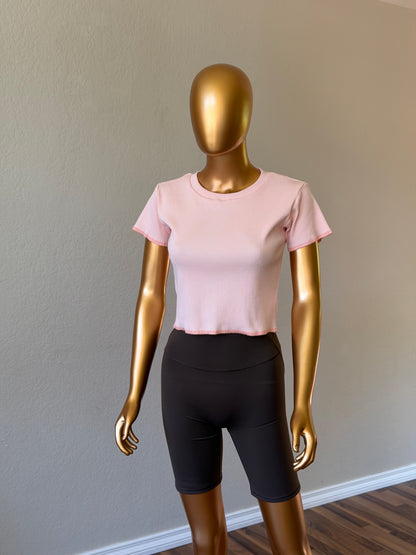 🌼Women's T-Shirt in Premium Stretch
Rib Knit