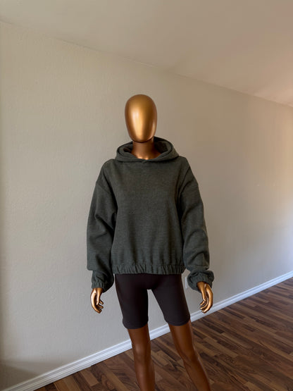 💚 Women's Hoodie - Elastic
Hem-Khaki (One Size)