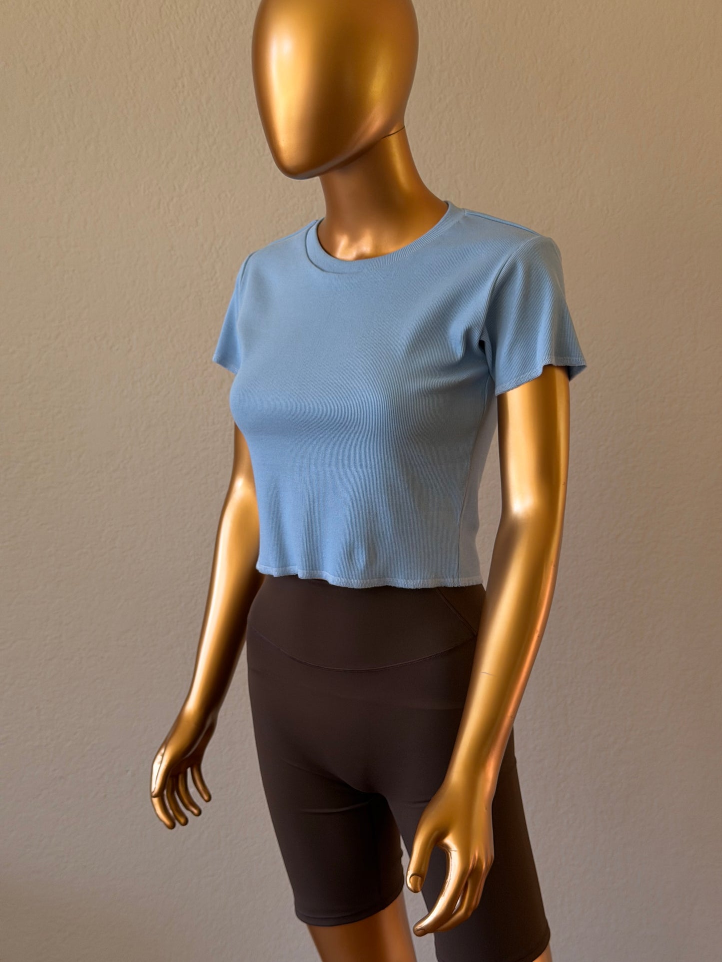 🌼Women's T-Shirt in Premium Stretch
Rib Knit