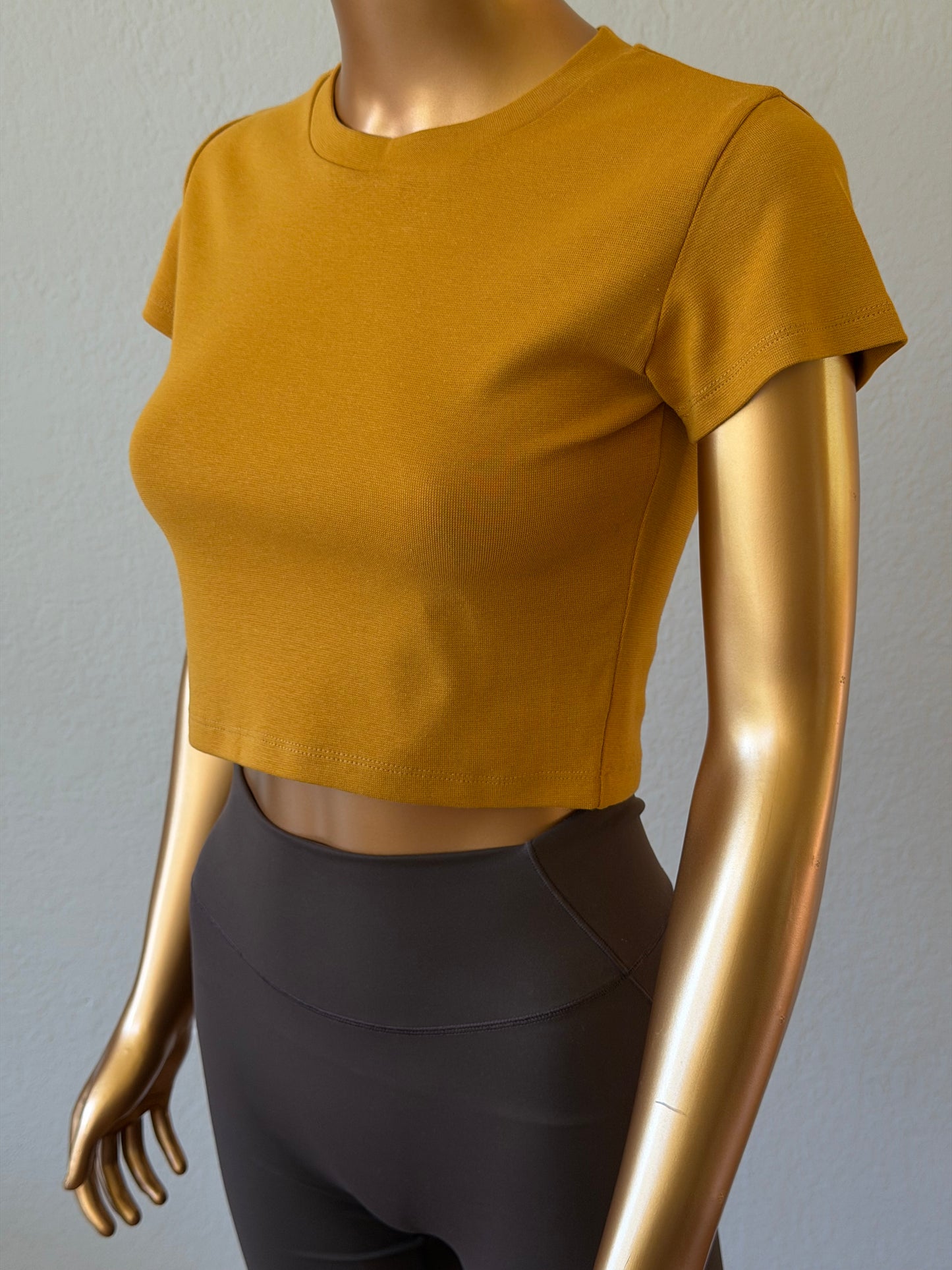 🌸Women's T-Shirt in Cotton Rib Knit