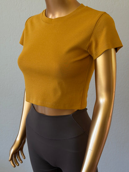 🌸Women's T-Shirt in Cotton Rib Knit