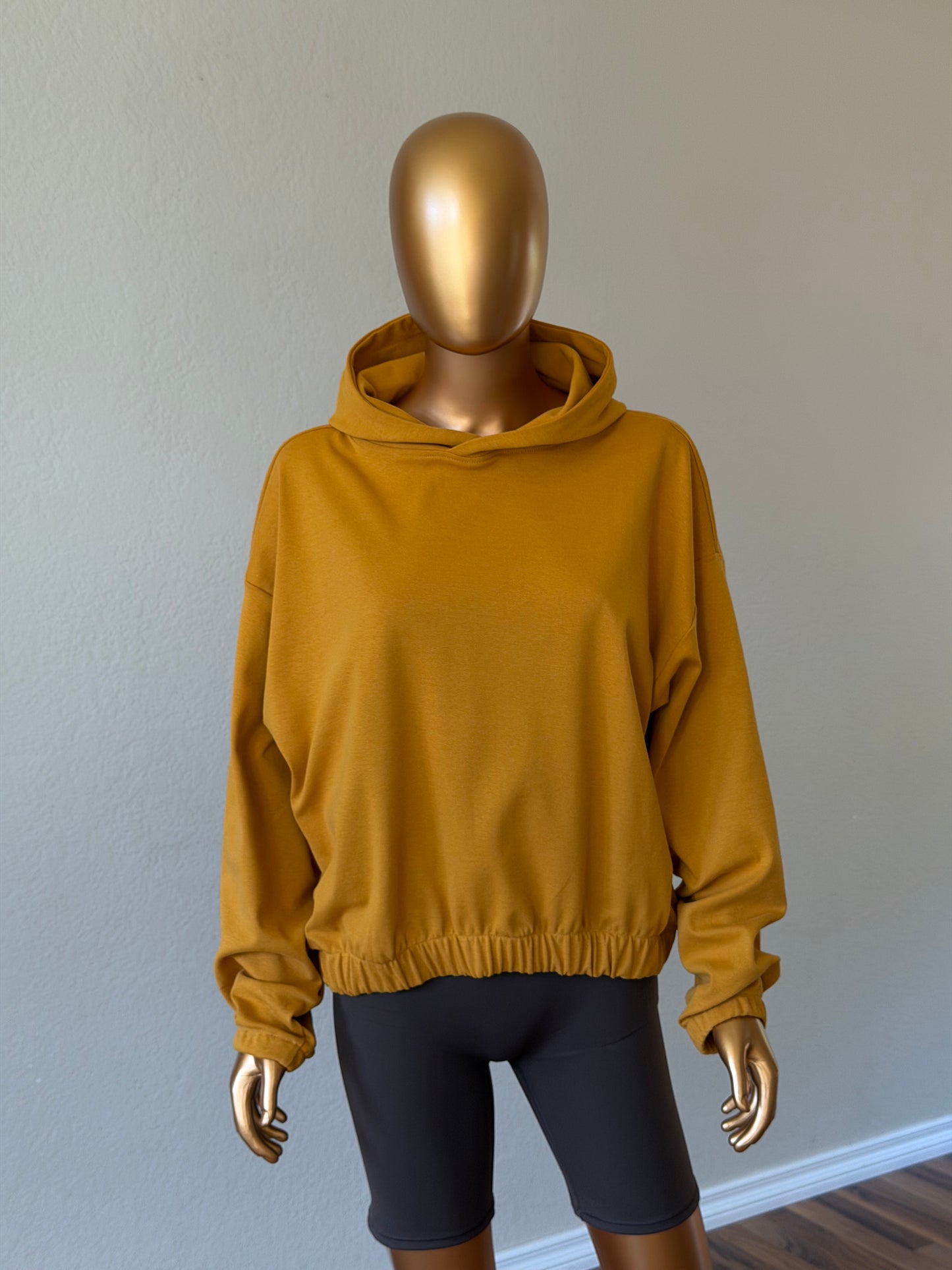 🧡Women's Hoodie - Elastic Hem
(One Size)