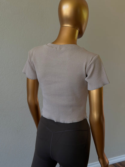 🌼Women's T-Shirt in Premium Stretch
Rib Knit