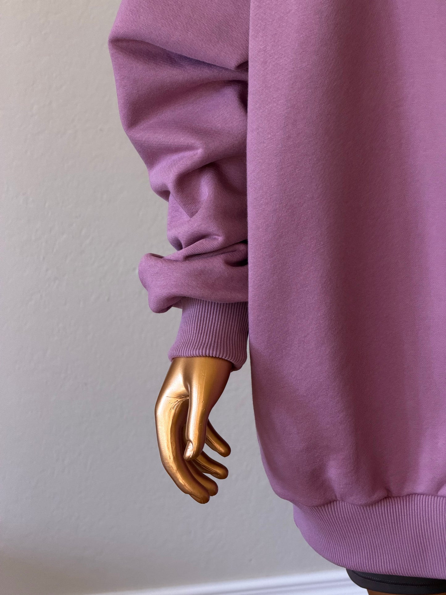 💜 Oversized Hoodie (Lightweight, No Fleece) · Lilac